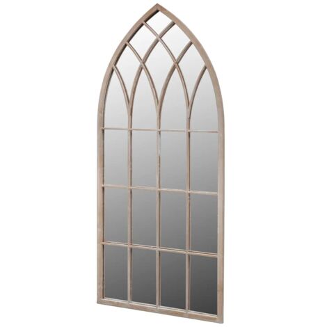 vidaXL Gartenspiegel gotisches Bogen 50x115 cm Innen/Außen