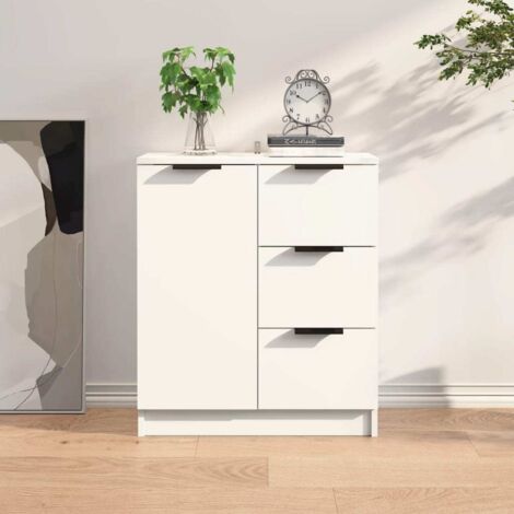 vidaXL Buffet Weiß 60x30x70 cm Holzwerkstoff