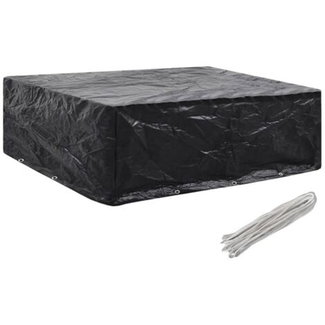 vidaXL Gartenmöbel-Schutzhülle 8 Ösen 250x210x90 cm