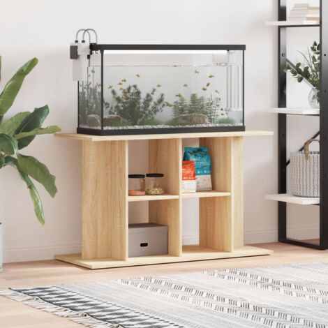 Aquariumständer Sonoma-Eiche 100x40x60cm aus Holzwerkstoff