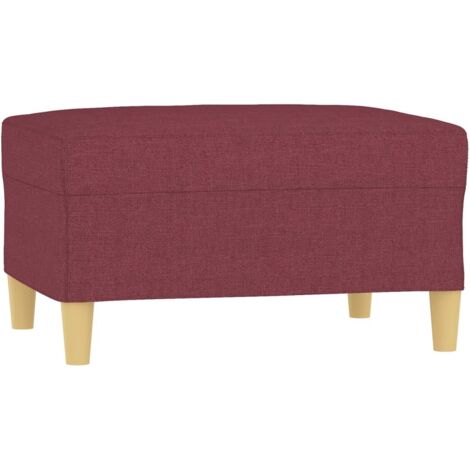 vidaXL Hocker Bordeauxrot 70x55x41 cm Stoff