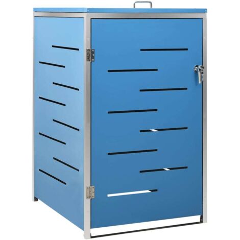 Mülltonnenabdeckung 69x77,5x112,5 cm Edelstahl