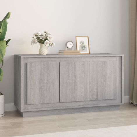 Buffet Sonoma Grau 102x35x55 cm aus Holzwerkstoff
