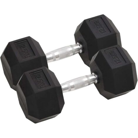 Hanteln 2 Stück 25 kg Gusseisen