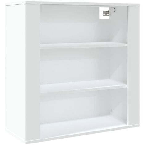 vidaXL Wall Cabinet White 80x33x80 cm Engineered Wood