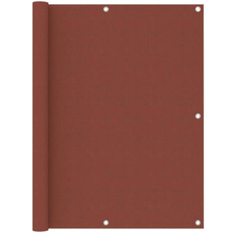 vidaXL Balcony Screen Terracotta 120x400 cm Oxford Fabric