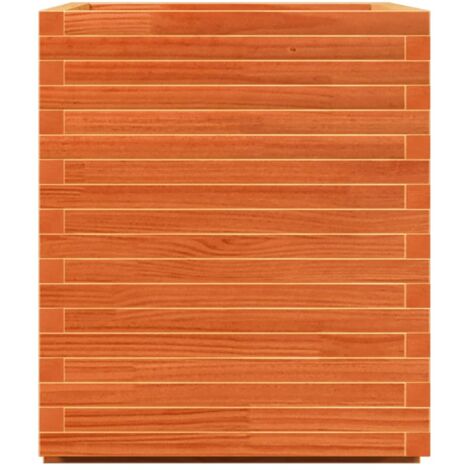 Blumentrog Wachsbraun 90x60x72,5 cm aus massivem Kiefernholz