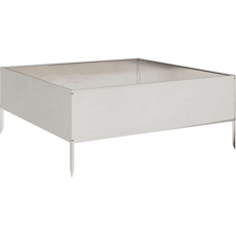 Hochbeet 100x100x25 cm Edelstahl
