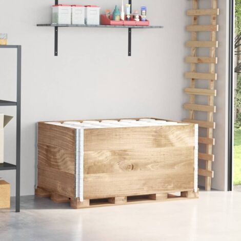Paletteverbinder 3 Stk. 120x80 cm aus massivem Kiefernholz