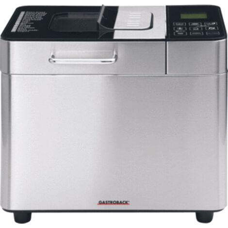 GASTROBACK Gastroback 42823 - Schwarz - Metallisch - 1 kg - Kuchenteig - Franzsisches Brot - Pizzateig - Vollkornbrot - 500 g - Sensor - 15 min (42823) (1/5)
