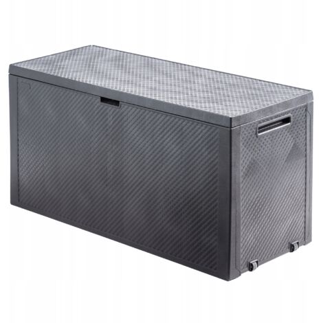 Keter Gartenbox 270L Graphit Strapazierfähig und Wasserdicht