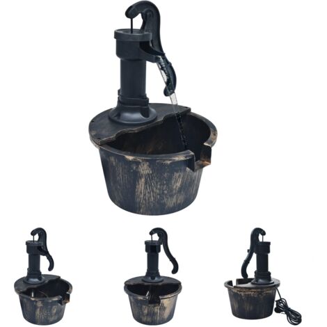 Gartenbrunnen mit Pumpe