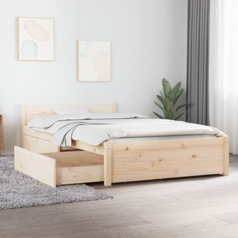Bettgestell mit Schubladen 90x200 cm (1/5)