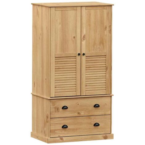 Garderobe VIGO 90x55x176 cm aus massivem Kiefernholz