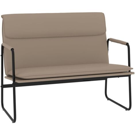 vidaXL Bank Cappuccino 100x64x80 cm Kunstleder