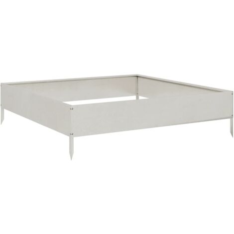 Hochbeet 100x100x26 cm Edelstahl