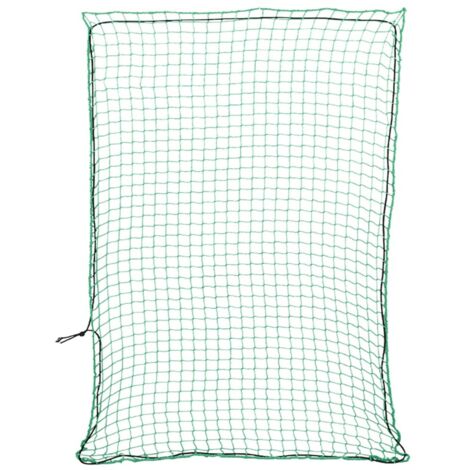 Anhängernetz mit Gummiseil Grün 4x3 m PP vidaXL351843