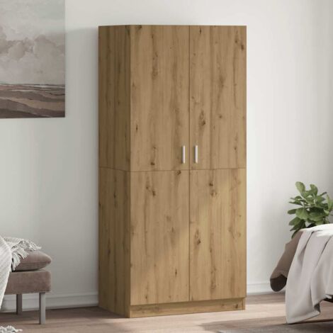 Kleiderschrank Artisan-Eiche 90x52x200 cm Holzwerkstoff vidaXL470778