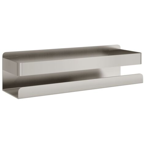 vidaxl Duschregal Edelstahl 23x6,5 cm Silber