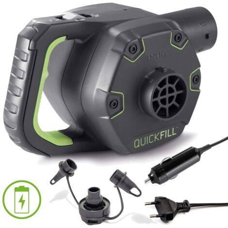 Intex 66642 Elektrische Luftpumpe Pumpe aufladbar für Luftbett Badeinsel Adapter (1/5)
