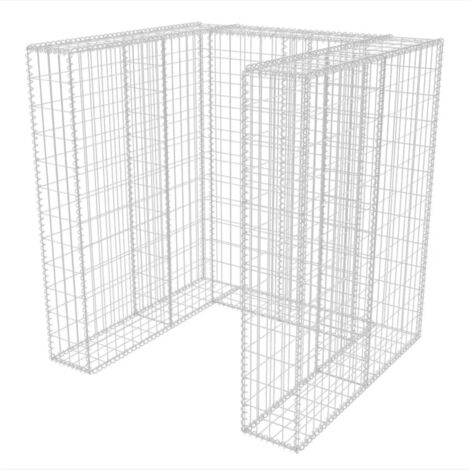 vidaXL Gabionenkorb einfach Stahl 110 x 100 x 120 cm