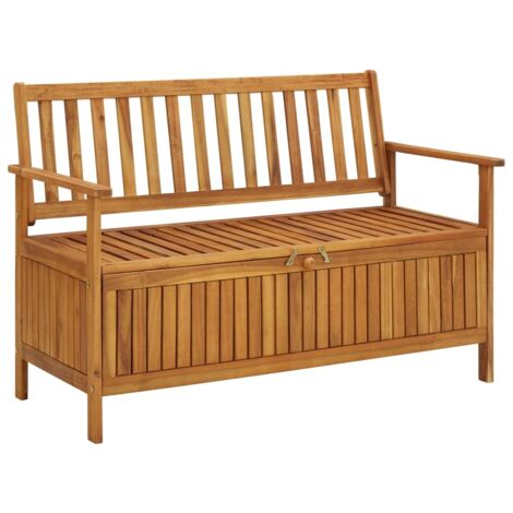 vidaXL Holz Gartenbank Akazie 120 cm braun