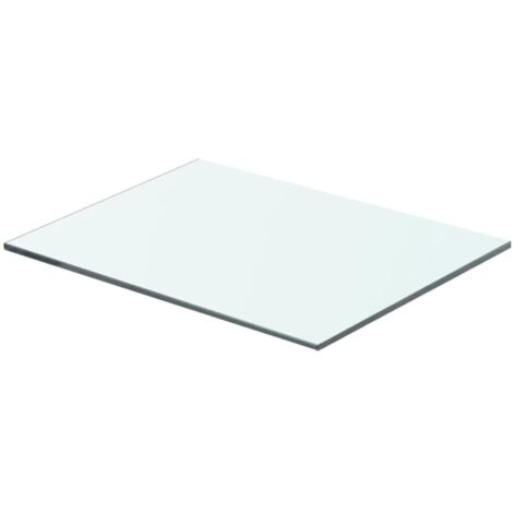 vidaXL Regalpaneel Transparentes Glas 40 x 25 cm