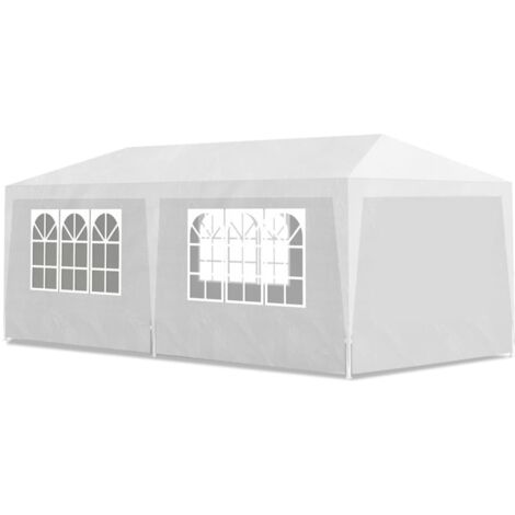 Empfangszelt 3 x 6 m Weiß