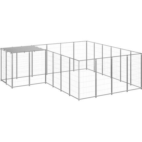 Hundefläche Silber 8,47 m² Stahl