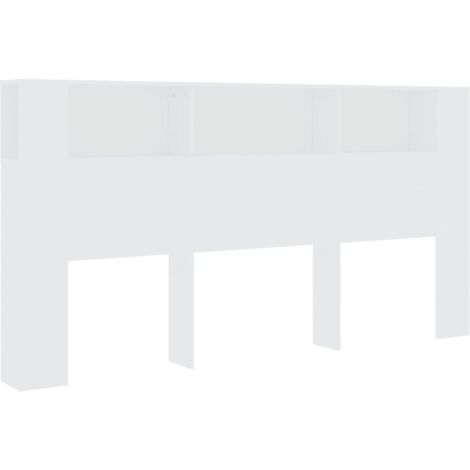 Kopfteil Schrank Weiß 200x18,5x104,5 cm