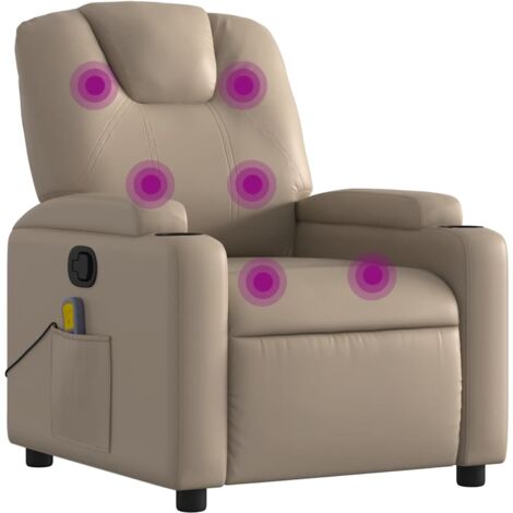 Massagesessel Cappuccino Kunstleder