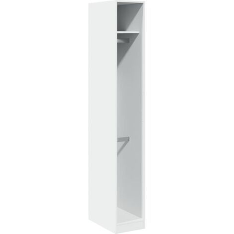 vidaXL Garderobe Weiß 30x50x200 cm Ingenieurholz