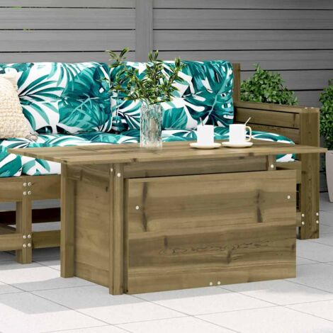 Garten Tisch 100x50x75 cm imprägniertes Kiefernholz
