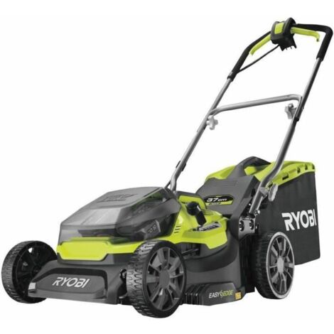 Ryobi Hybridmäher 36V Schwarz und Grün 37 cm