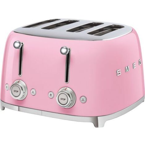 Smeg TSF03PKEU Toaster 4 Scheiben Rosa Retro (1/5)