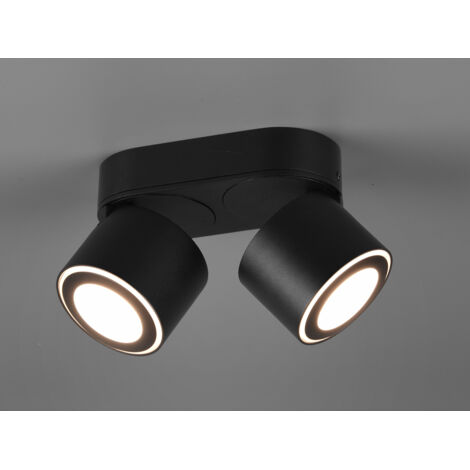 LED Deckenstrahler TAURUS 2-flammig Schwarz, Breite 18cm (1/5)