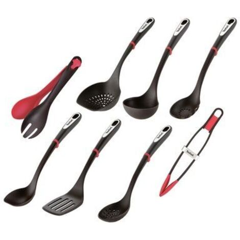 Tefal Ingenio K2060514 ergonomischer Löffel schwarz und rot