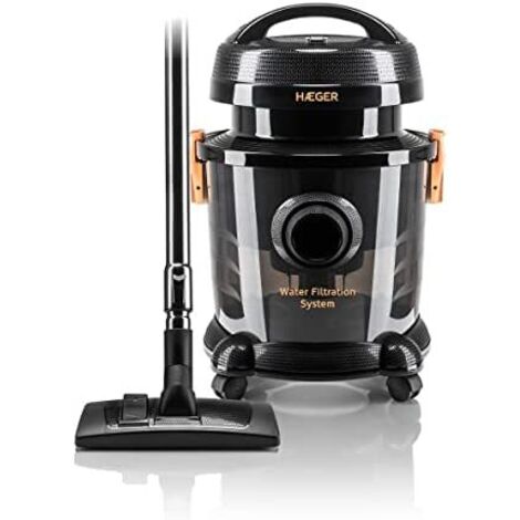 HAEGER AQUACLEAN 1200 Wasserfilter-Staubsauger, 1200W, Wasserfilter-Staubsauger, 9L Wassertank, Absaugen von Feststoffen und Flüssigkeiten