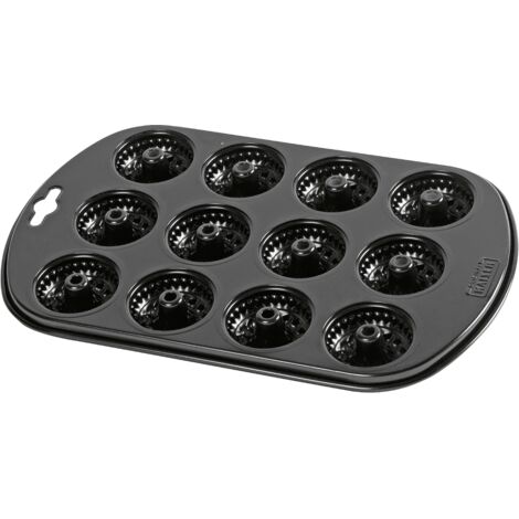 Kaiser Muffinform Création schwarz 29 cm 12 Tassen