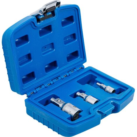 Verlängerungs-Satz mit Magnethalter 6,3 mm (1/4") / 10 mm (3/8") / 12,5 mm (1/2") 3-tlg. (1/4)