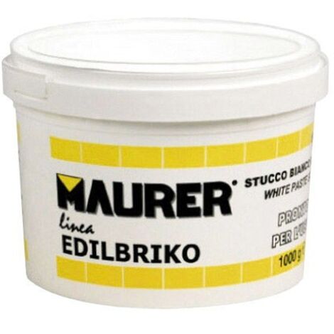 Edil Maurer Weiße Kunststoffknete (Dose 1,0 Kilo)
