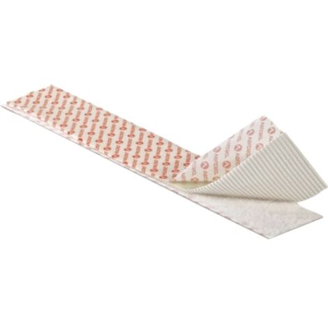 Velcro Selbstklebende Klebeband weiß 1 Meter Rolle (1/2)