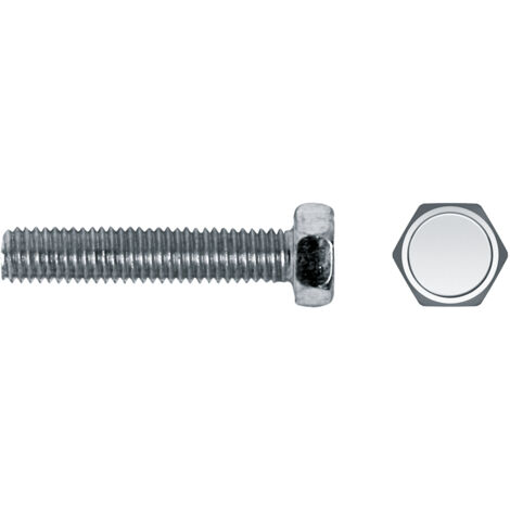 Schachtel mit 250 Einheiten verzinkter metrischer Sechskantschrauben Ø5x15 mm