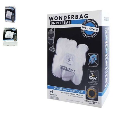 Schachtel mit 4 universellen endura-beuteln für staubsauger - Rowenta - wb484720