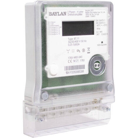 Counttec BT11 BT11 Drehstromzähler digital 60 A MID-konform: Ja 1 St. (1/5)