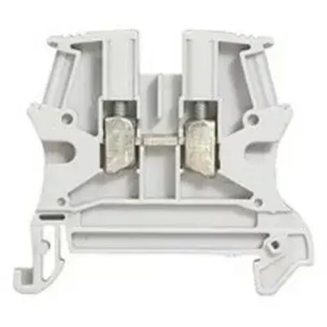 Legrand 037162 – Viking 3-Schrauben-Rush-Block – 1 Kreuzung/1 Eingang/1 Ausgang – Grau – Steigung 8
