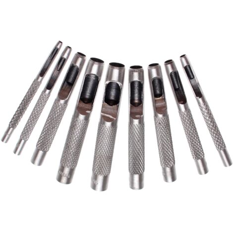BGS Do it yourself Locheisen-Satz 2,5 - 10 mm 9-tlg.