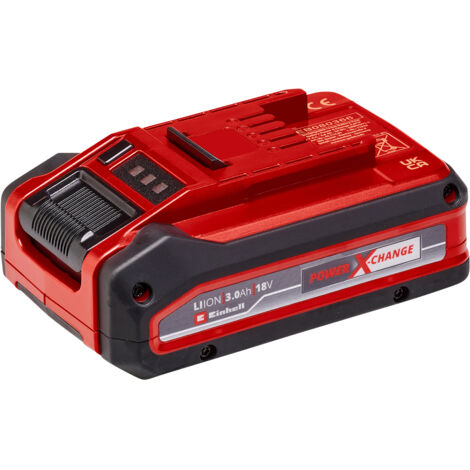 Einhell – Akku 18V 3,0 Ah Power X-Change PLUS – Lithium-Ionen – ohne Selbstentladung – 3-Stufen-LED Ladestandskontrolle – für alle PXC-Geräte (1/5)