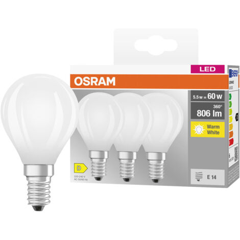 Osram 4058075592599 LED-Glühbirne Warmweiß E14 5,5W (1/5)