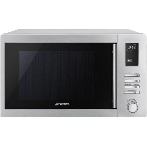 Smeg MOE25X Mikrowelle Arbeitsplatte Grill-Mikrowelle 25 l 900 W Edelstahl (1/2)